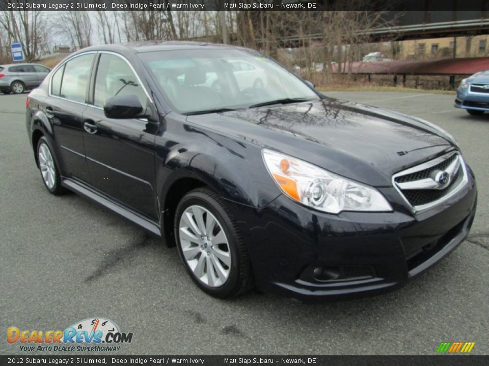 2012 Subaru Legacy 2.5i Limited Deep Indigo Pearl / Warm Ivory Photo #4