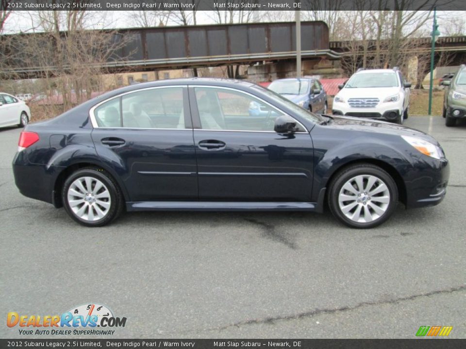2012 Subaru Legacy 2.5i Limited Deep Indigo Pearl / Warm Ivory Photo #5
