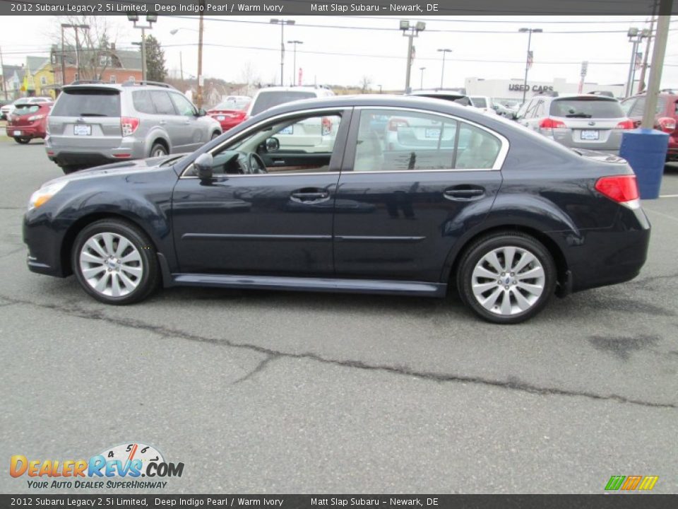 2012 Subaru Legacy 2.5i Limited Deep Indigo Pearl / Warm Ivory Photo #9