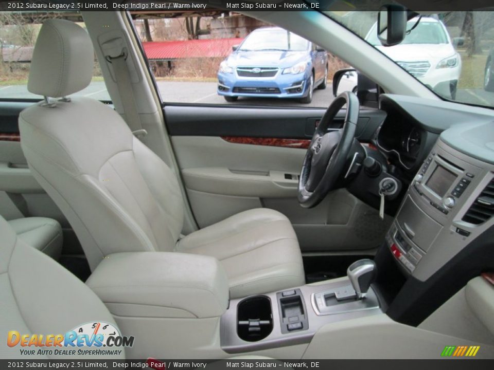 2012 Subaru Legacy 2.5i Limited Deep Indigo Pearl / Warm Ivory Photo #15
