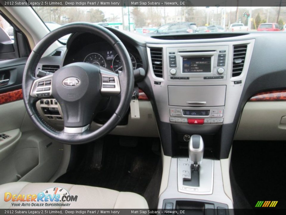 2012 Subaru Legacy 2.5i Limited Deep Indigo Pearl / Warm Ivory Photo #16