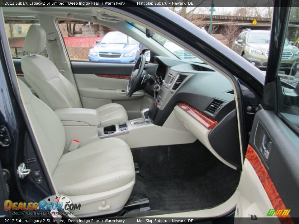 2012 Subaru Legacy 2.5i Limited Deep Indigo Pearl / Warm Ivory Photo #17