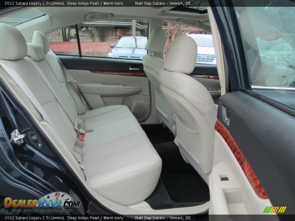 2012 Subaru Legacy 2.5i Limited Deep Indigo Pearl / Warm Ivory Photo #18