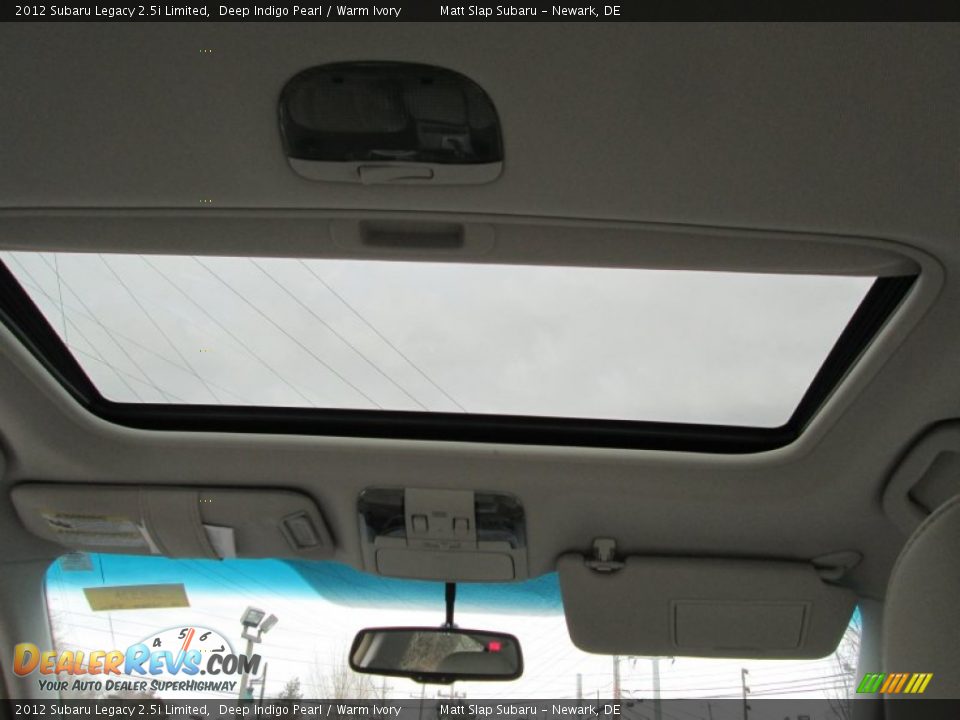 2012 Subaru Legacy 2.5i Limited Deep Indigo Pearl / Warm Ivory Photo #20
