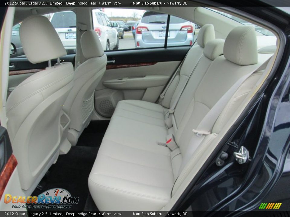 2012 Subaru Legacy 2.5i Limited Deep Indigo Pearl / Warm Ivory Photo #22