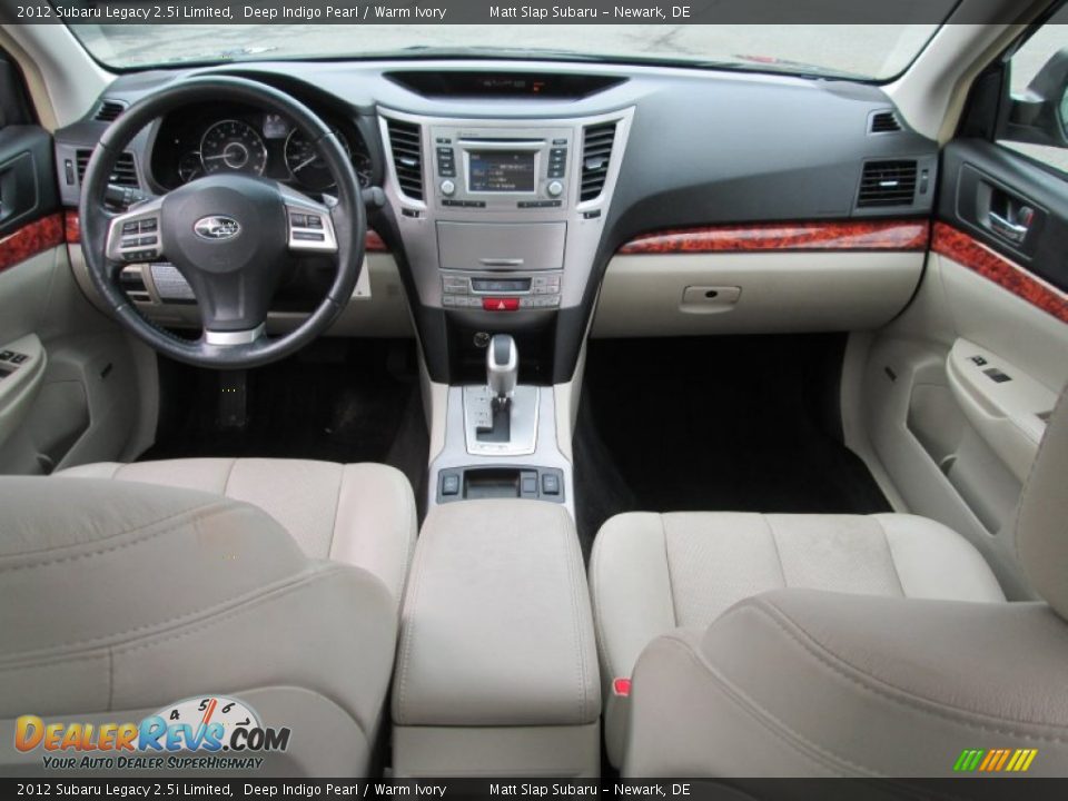 2012 Subaru Legacy 2.5i Limited Deep Indigo Pearl / Warm Ivory Photo #25