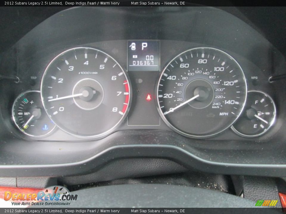 2012 Subaru Legacy 2.5i Limited Deep Indigo Pearl / Warm Ivory Photo #28