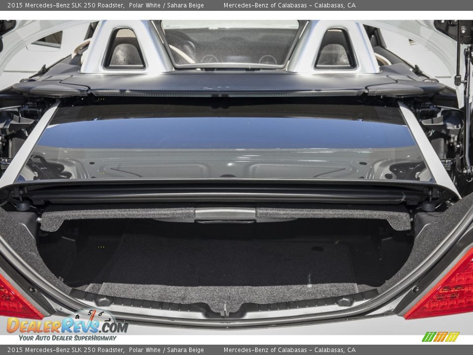 2015 Mercedes-Benz SLK 250 Roadster Polar White / Sahara Beige Photo #4