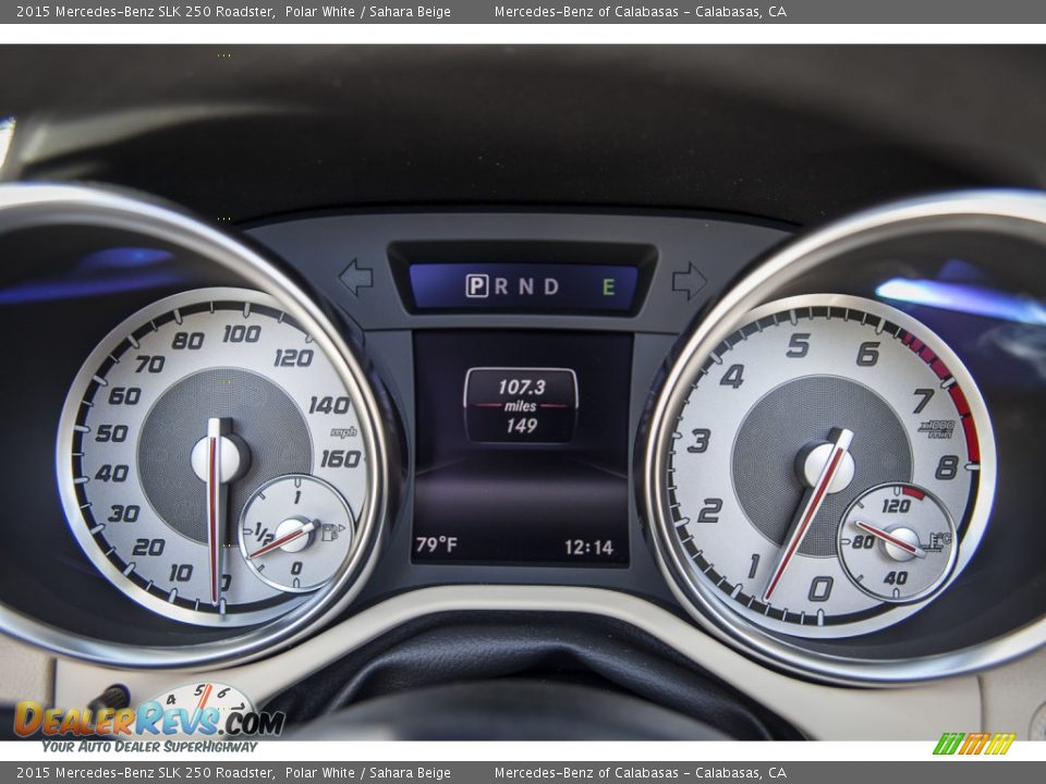 2015 Mercedes-Benz SLK 250 Roadster Gauges Photo #6