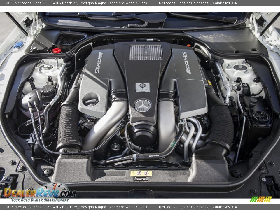 2015 Mercedes-Benz SL 63 AMG Roadster 5.5 Liter AMG biturbo DOHC 32-Valve V8 Engine Photo #9