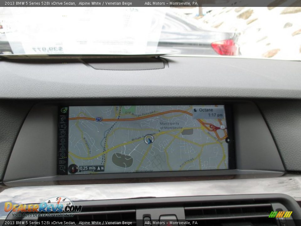 2013 BMW 5 Series 528i xDrive Sedan Alpine White / Venetian Beige Photo #15