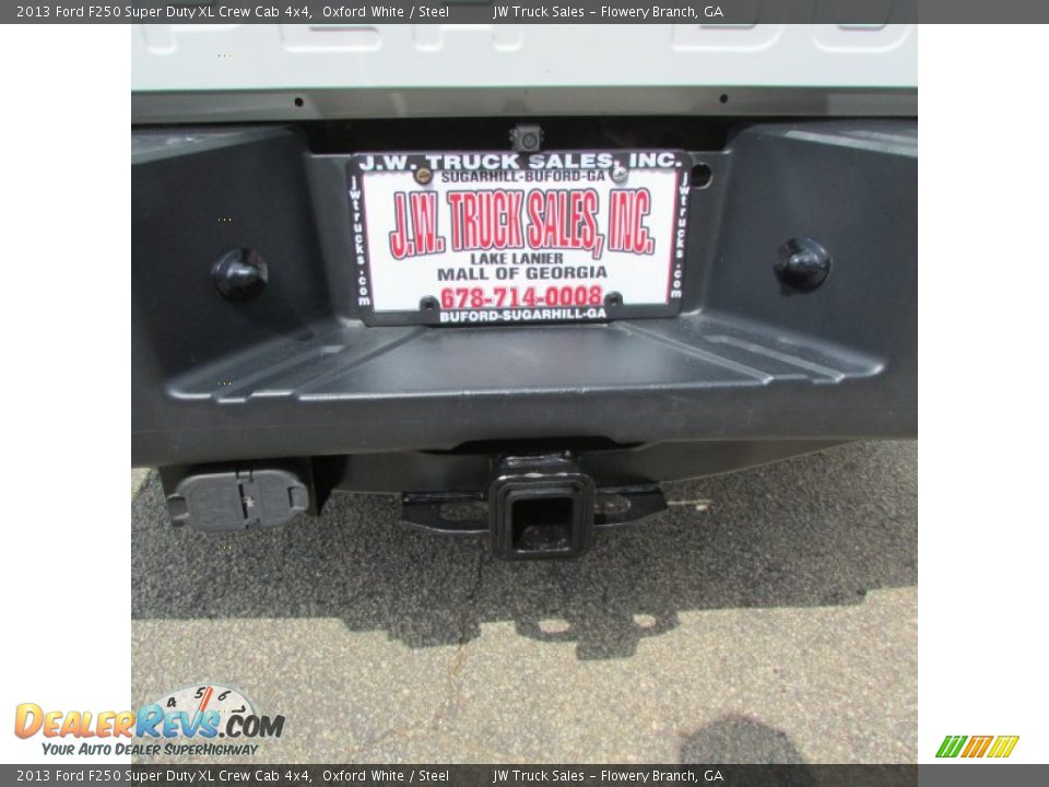 2013 Ford F250 Super Duty XL Crew Cab 4x4 Oxford White / Steel Photo #10