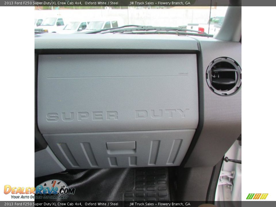 2013 Ford F250 Super Duty XL Crew Cab 4x4 Oxford White / Steel Photo #21