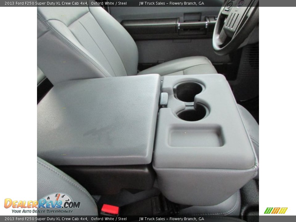 2013 Ford F250 Super Duty XL Crew Cab 4x4 Oxford White / Steel Photo #29