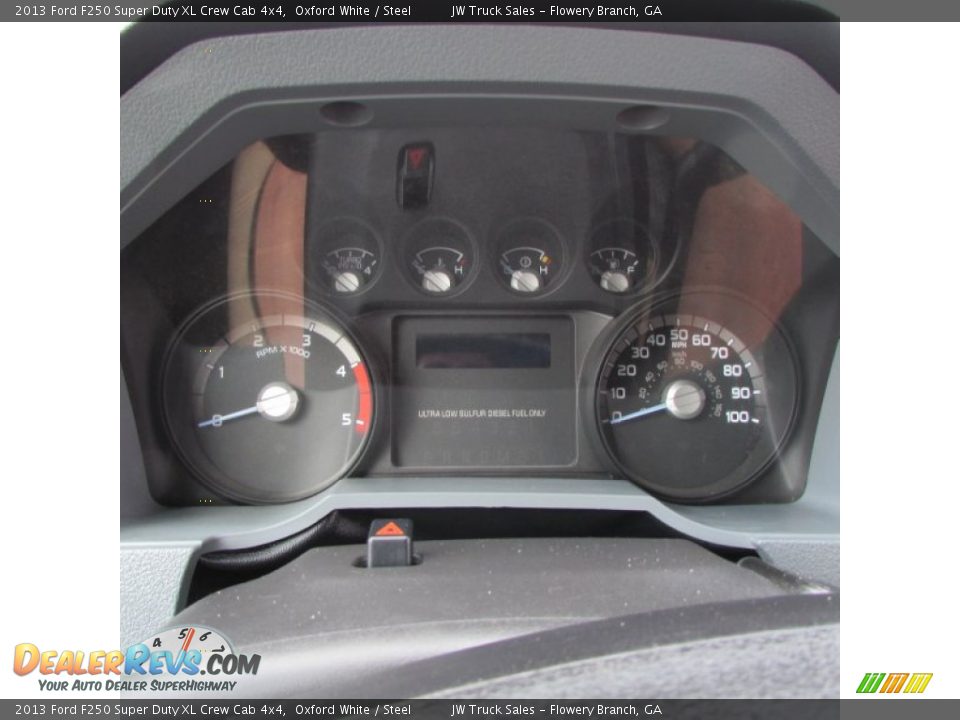 2013 Ford F250 Super Duty XL Crew Cab 4x4 Oxford White / Steel Photo #32