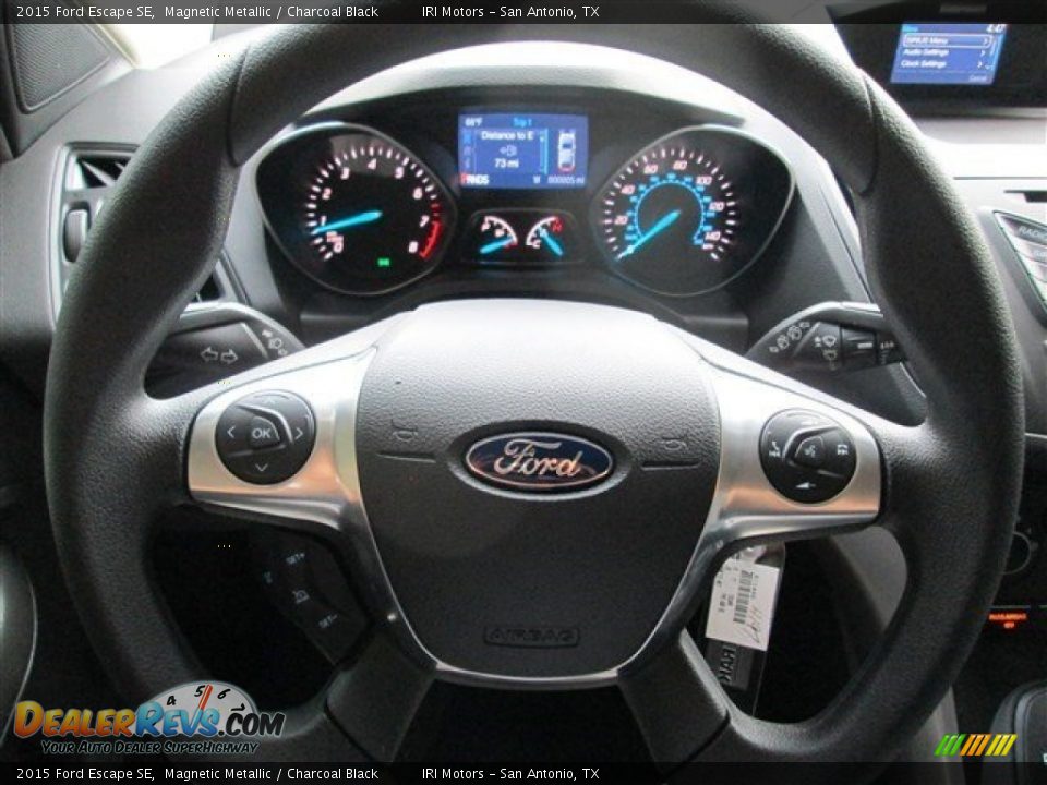2015 Ford Escape SE Magnetic Metallic / Charcoal Black Photo #21