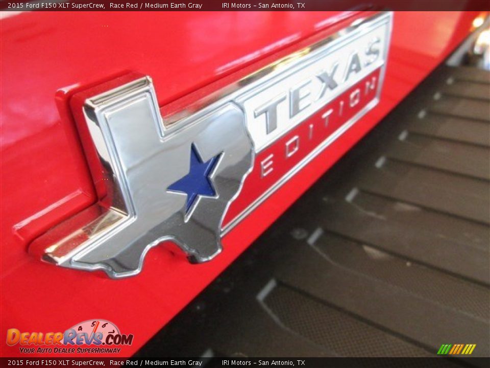 2015 Ford F150 XLT SuperCrew Race Red / Medium Earth Gray Photo #7