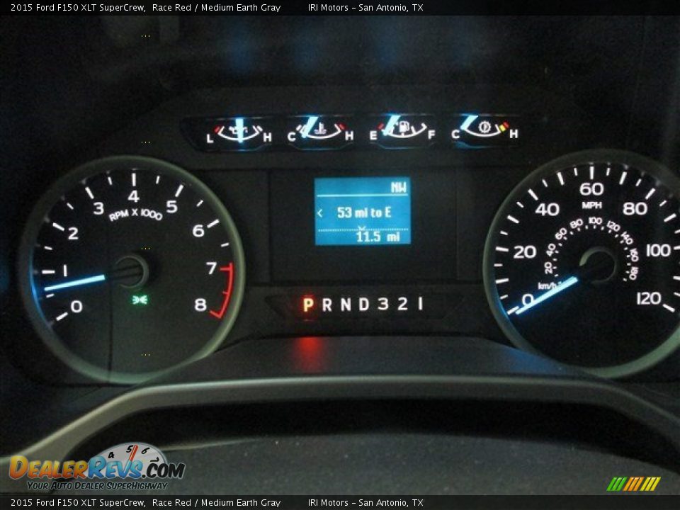 2015 Ford F150 XLT SuperCrew Race Red / Medium Earth Gray Photo #18