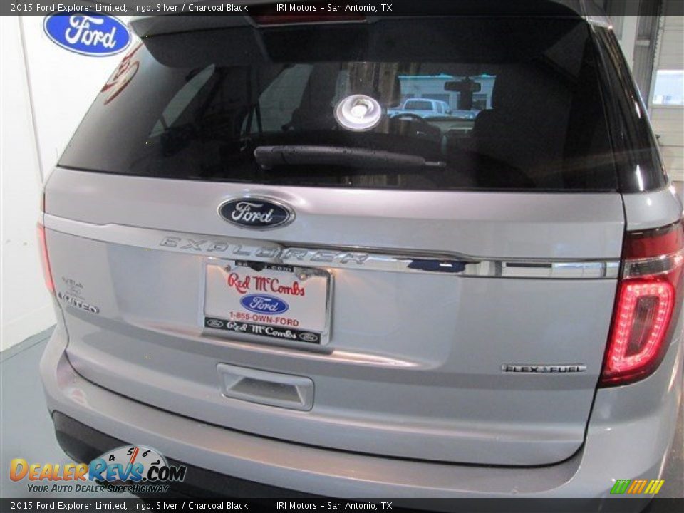 2015 Ford Explorer Limited Ingot Silver / Charcoal Black Photo #5