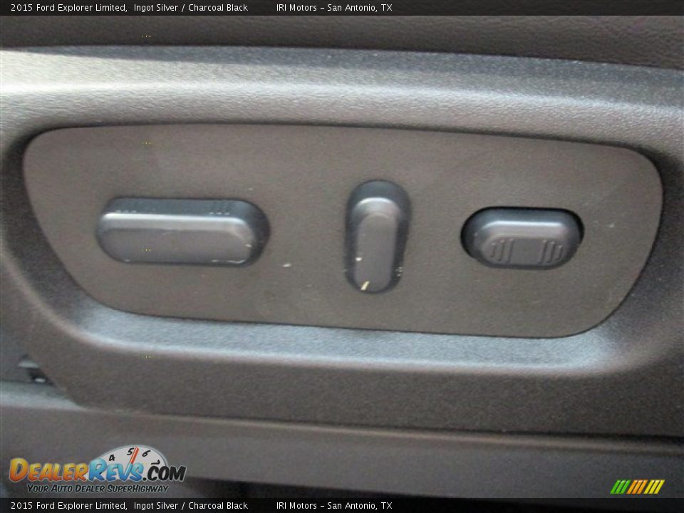 2015 Ford Explorer Limited Ingot Silver / Charcoal Black Photo #19