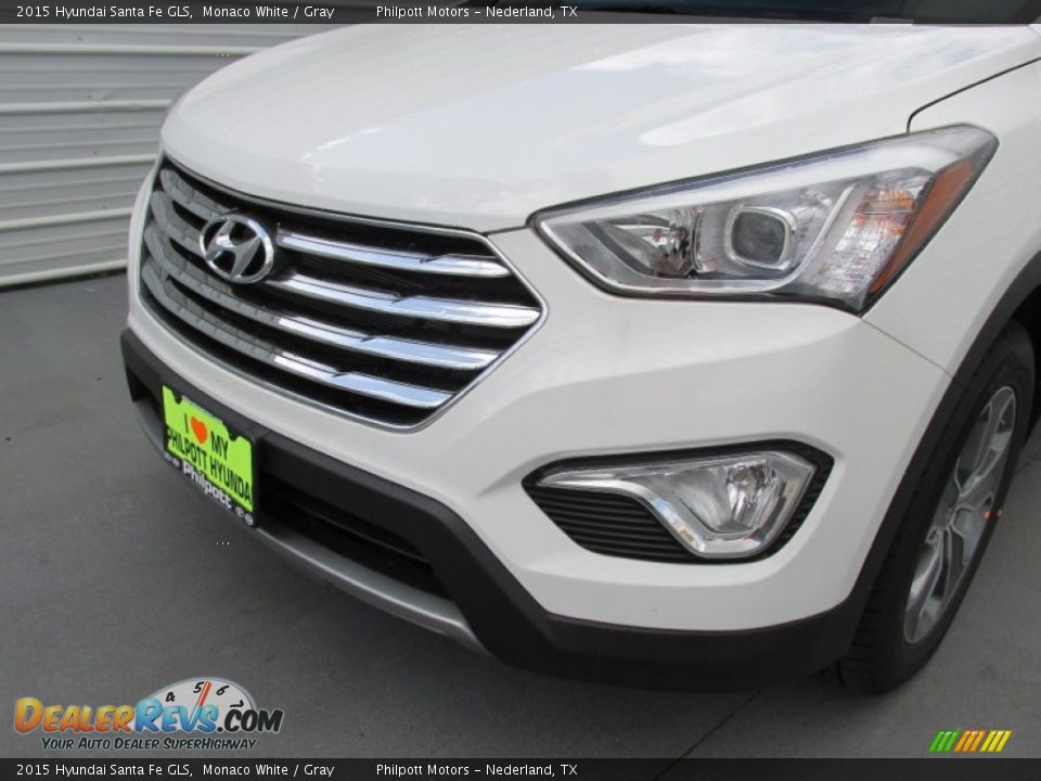 2015 Hyundai Santa Fe GLS Monaco White / Gray Photo #10