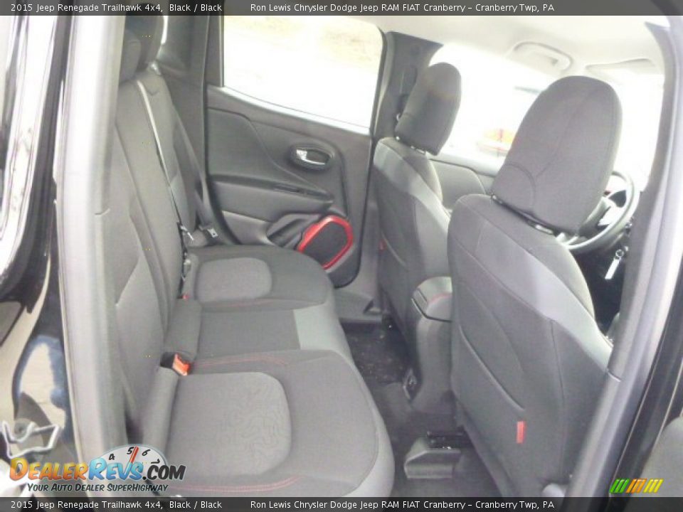Rear Seat of 2015 Jeep Renegade Trailhawk 4x4 Photo #13