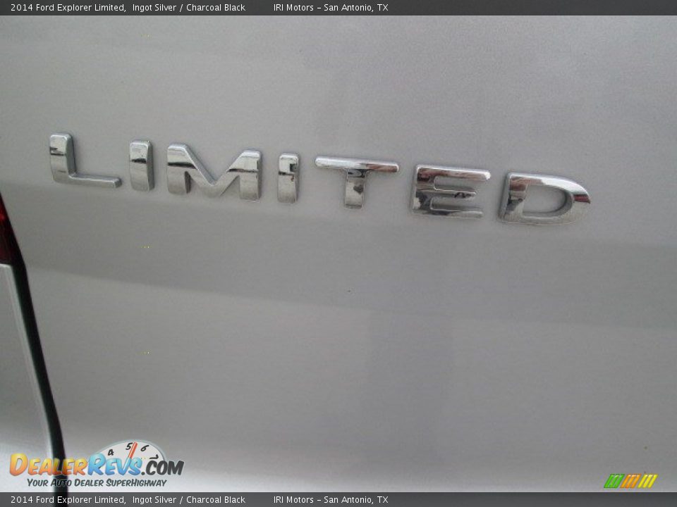 2014 Ford Explorer Limited Ingot Silver / Charcoal Black Photo #9