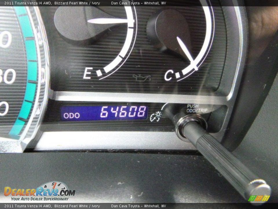 2011 Toyota Venza I4 AWD Blizzard Pearl White / Ivory Photo #15