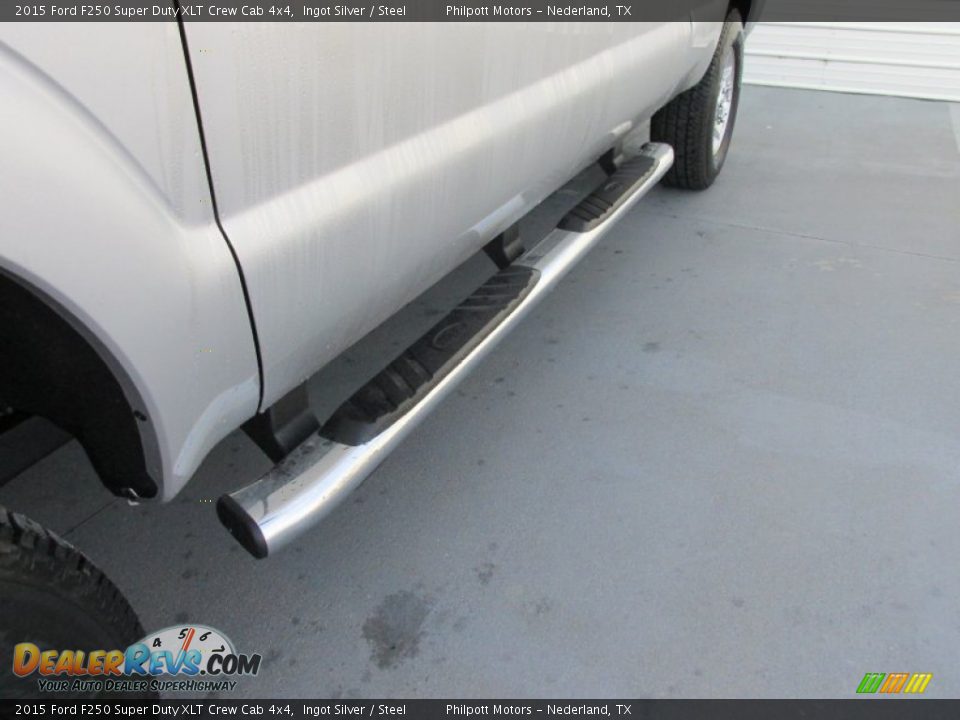 2015 Ford F250 Super Duty XLT Crew Cab 4x4 Ingot Silver / Steel Photo #12