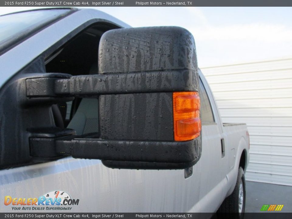 2015 Ford F250 Super Duty XLT Crew Cab 4x4 Ingot Silver / Steel Photo #13