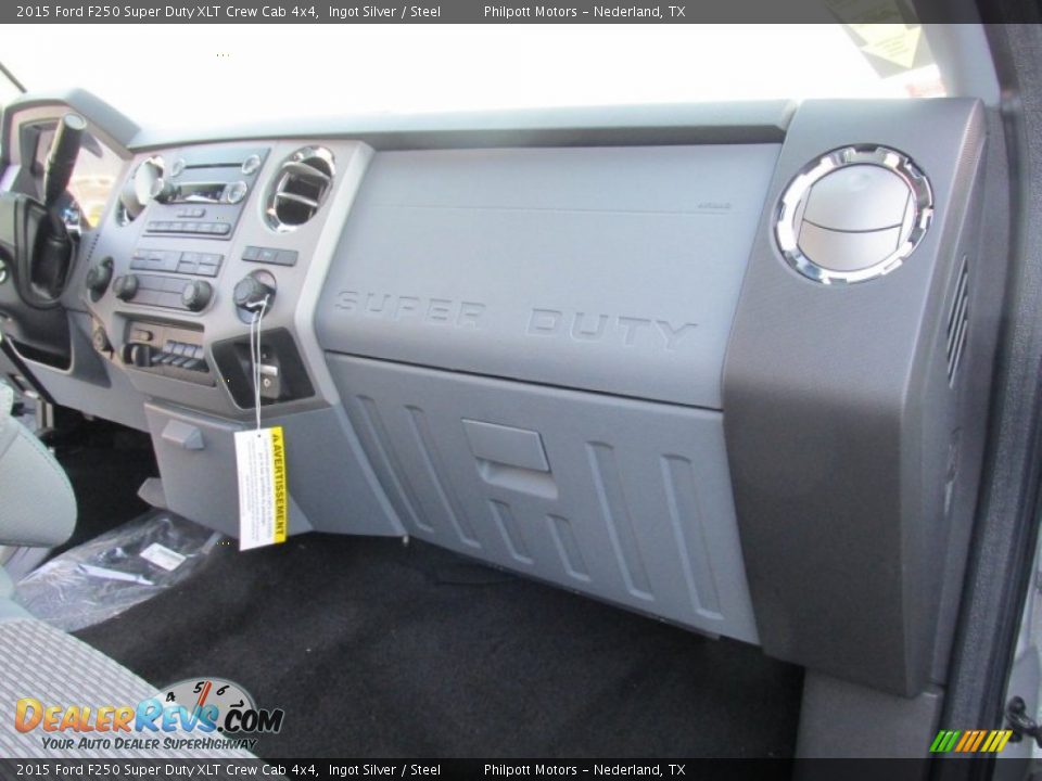 2015 Ford F250 Super Duty XLT Crew Cab 4x4 Ingot Silver / Steel Photo #19
