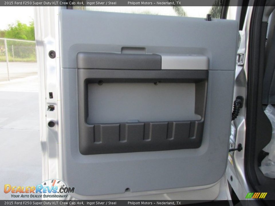 2015 Ford F250 Super Duty XLT Crew Cab 4x4 Ingot Silver / Steel Photo #20