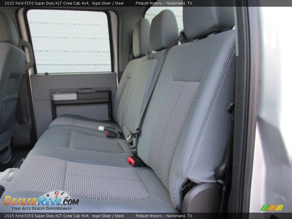 2015 Ford F250 Super Duty XLT Crew Cab 4x4 Ingot Silver / Steel Photo #21
