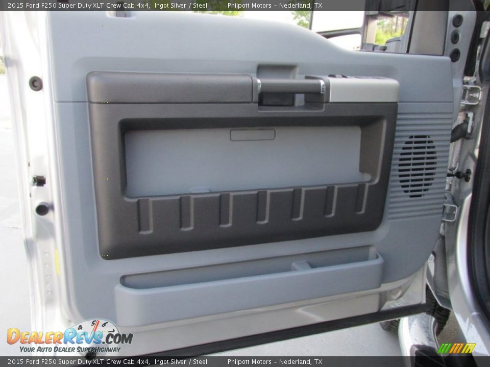 2015 Ford F250 Super Duty XLT Crew Cab 4x4 Ingot Silver / Steel Photo #22