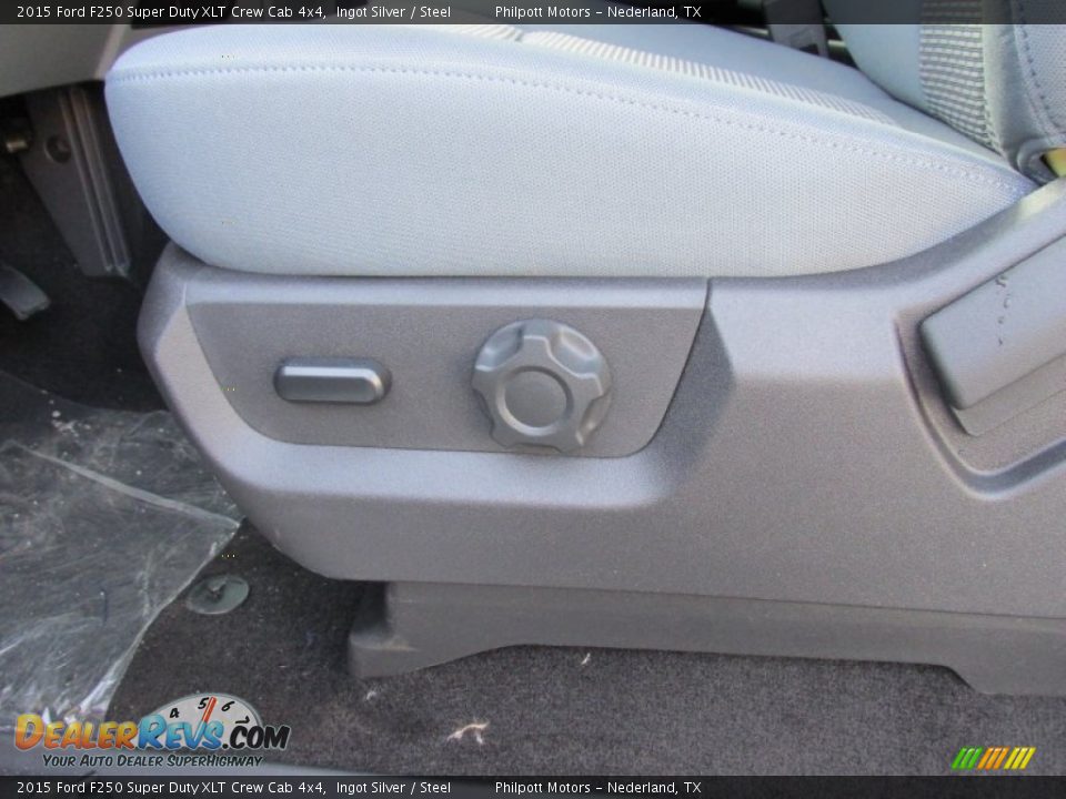 2015 Ford F250 Super Duty XLT Crew Cab 4x4 Ingot Silver / Steel Photo #26
