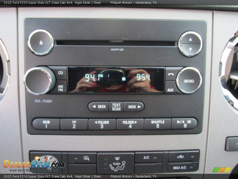 2015 Ford F250 Super Duty XLT Crew Cab 4x4 Ingot Silver / Steel Photo #29