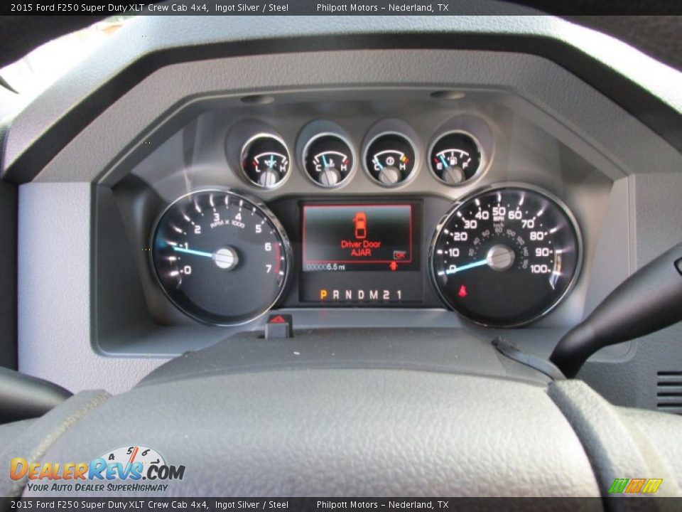2015 Ford F250 Super Duty XLT Crew Cab 4x4 Ingot Silver / Steel Photo #35