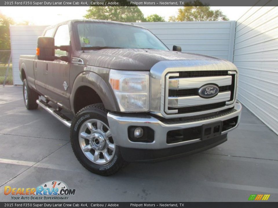 2015 Ford F350 Super Duty Lariat Crew Cab 4x4 Caribou / Adobe Photo #1
