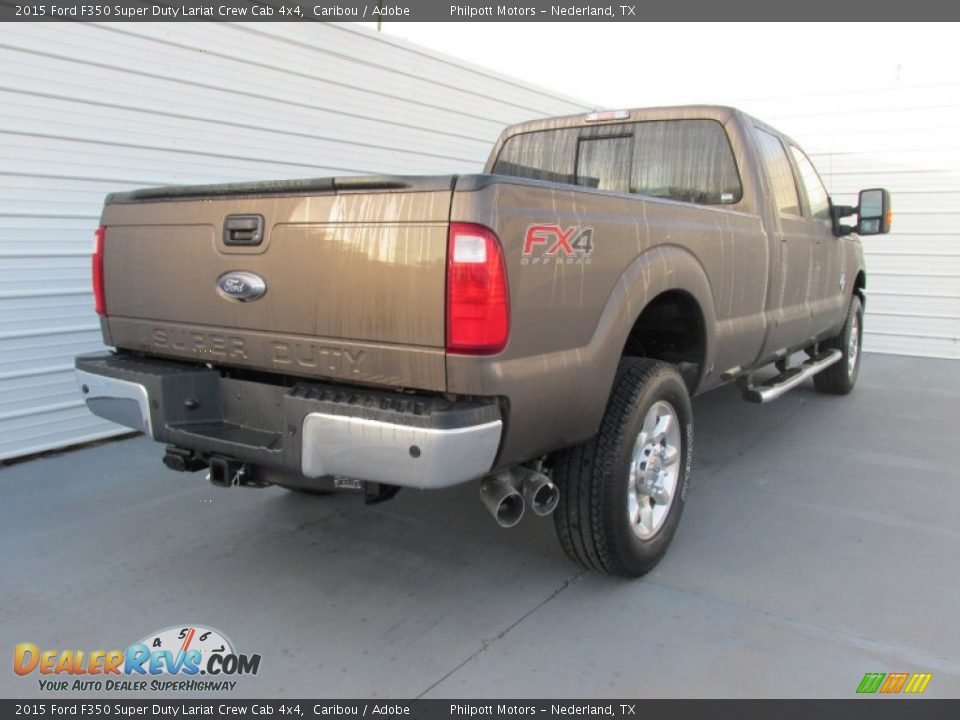 2015 Ford F350 Super Duty Lariat Crew Cab 4x4 Caribou / Adobe Photo #4