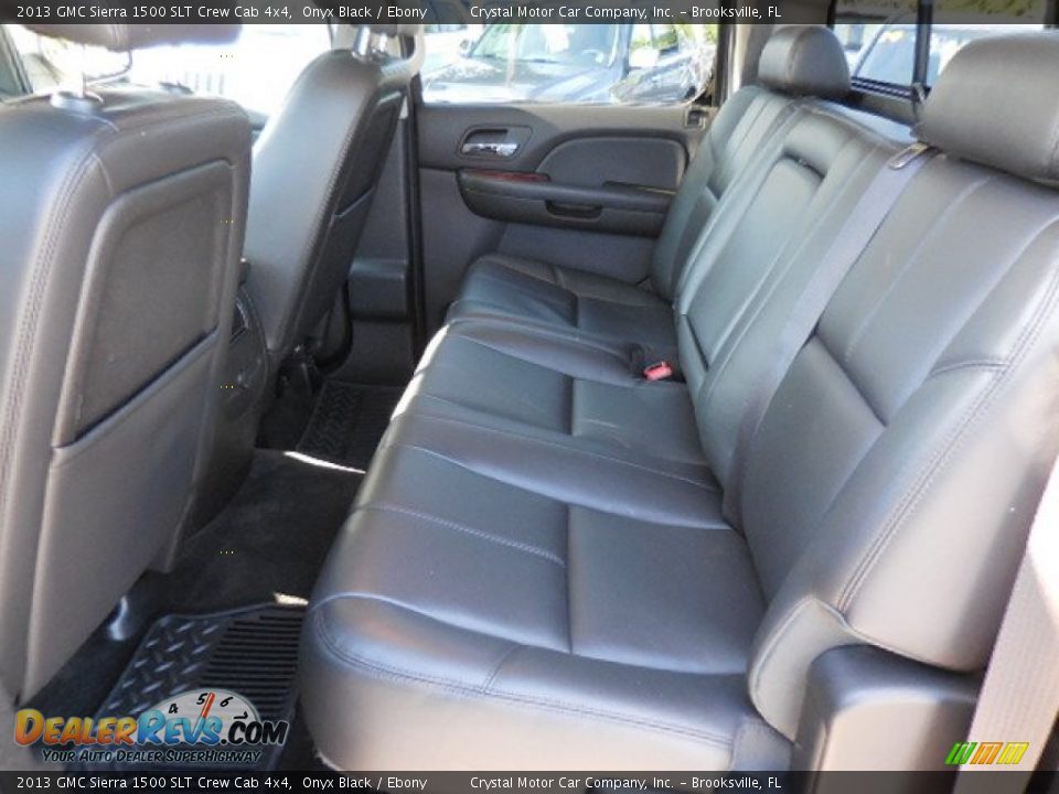 2013 GMC Sierra 1500 SLT Crew Cab 4x4 Onyx Black / Ebony Photo #5