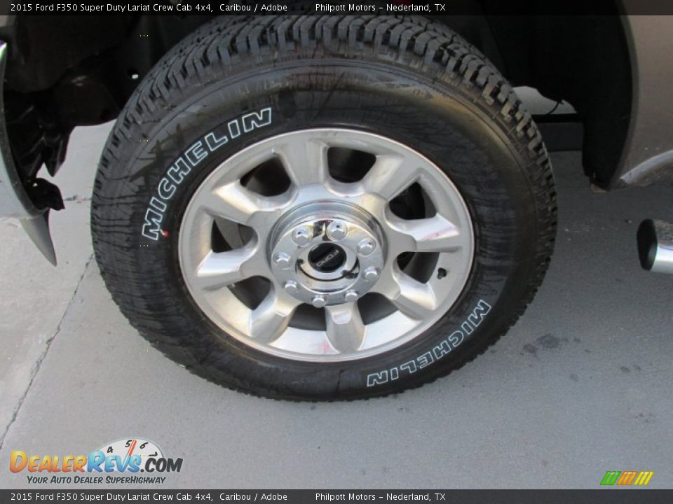 2015 Ford F350 Super Duty Lariat Crew Cab 4x4 Caribou / Adobe Photo #11