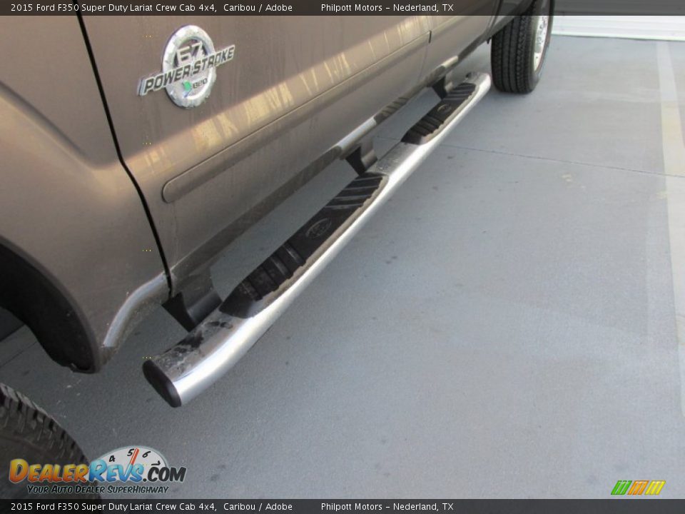2015 Ford F350 Super Duty Lariat Crew Cab 4x4 Caribou / Adobe Photo #12