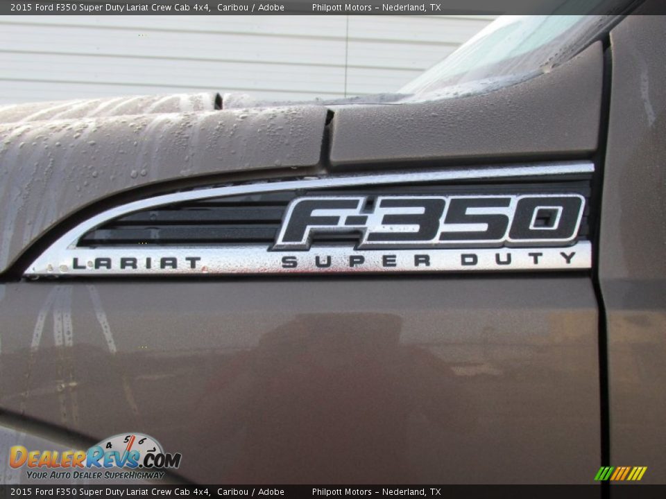 2015 Ford F350 Super Duty Lariat Crew Cab 4x4 Caribou / Adobe Photo #14