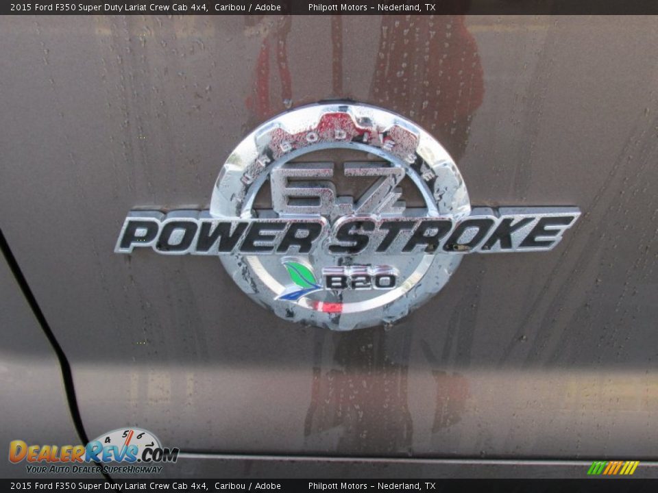 2015 Ford F350 Super Duty Lariat Crew Cab 4x4 Caribou / Adobe Photo #15