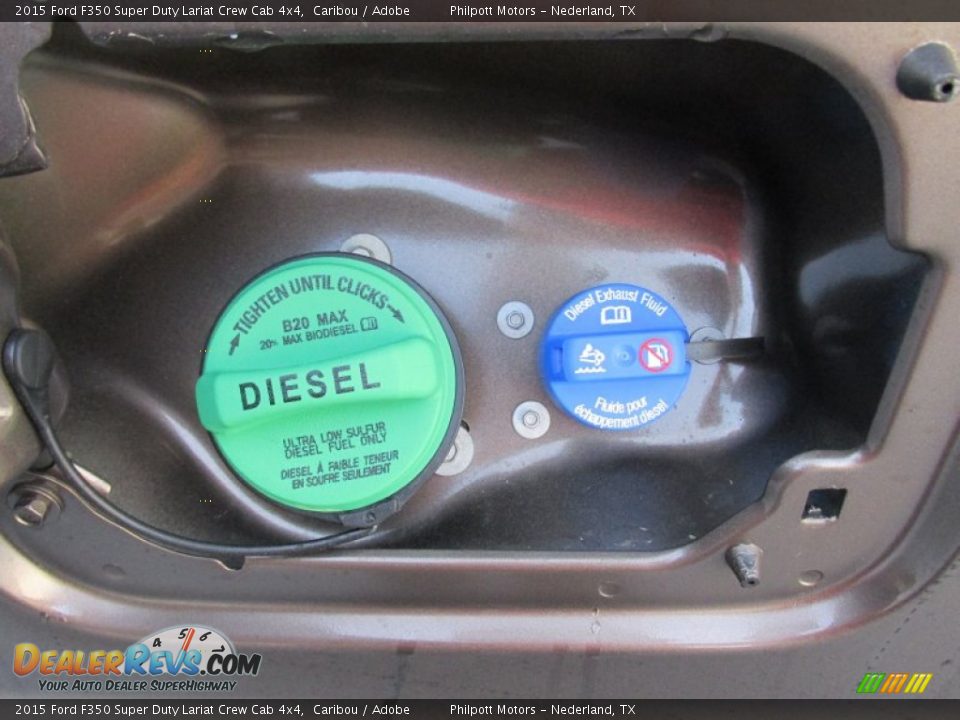 2015 Ford F350 Super Duty Lariat Crew Cab 4x4 Caribou / Adobe Photo #17