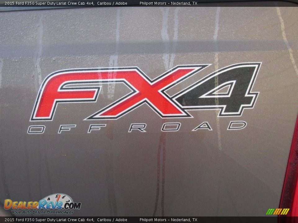 2015 Ford F350 Super Duty Lariat Crew Cab 4x4 Caribou / Adobe Photo #18