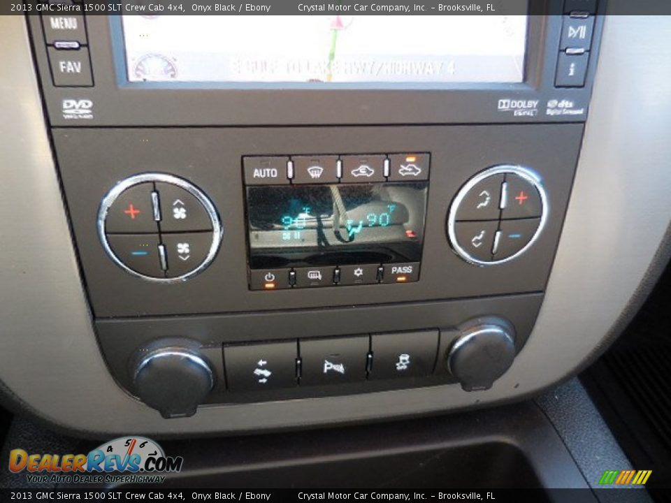 2013 GMC Sierra 1500 SLT Crew Cab 4x4 Onyx Black / Ebony Photo #20