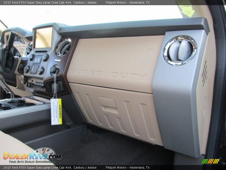 2015 Ford F350 Super Duty Lariat Crew Cab 4x4 Caribou / Adobe Photo #19
