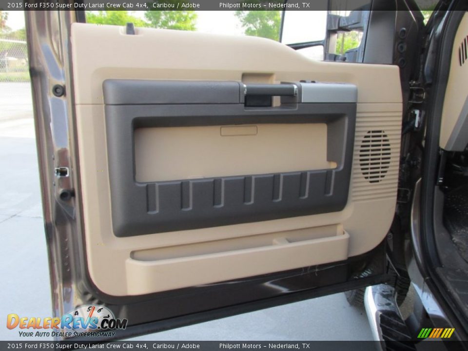 2015 Ford F350 Super Duty Lariat Crew Cab 4x4 Caribou / Adobe Photo #22
