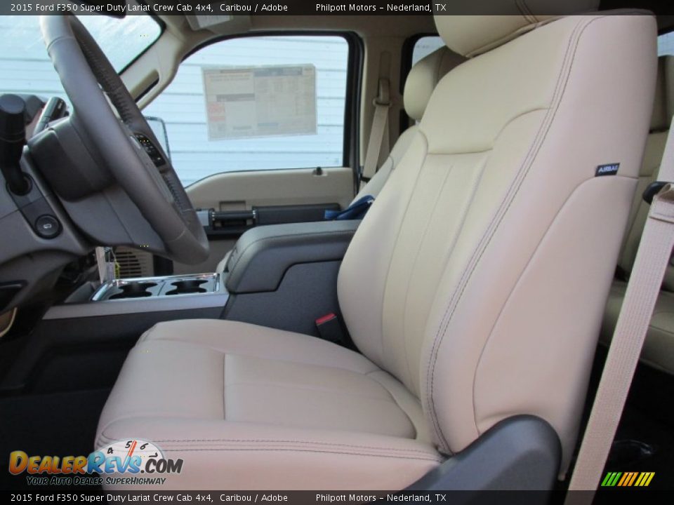 2015 Ford F350 Super Duty Lariat Crew Cab 4x4 Caribou / Adobe Photo #25